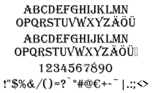 Vorschautext für Schriftart Algerian