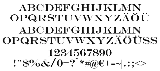 Vorschautext für Schriftart Engravers MT