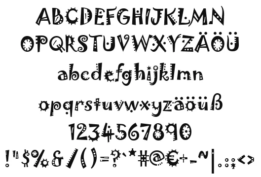 Vorschautext für Schriftart Jokerman