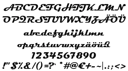 Vorschautext für Schriftart Magneto Gras