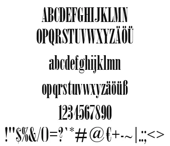 Vorschautext für Schriftart Onyx
