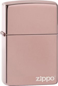 Zippo - High Polish Rose Gold- LOGO