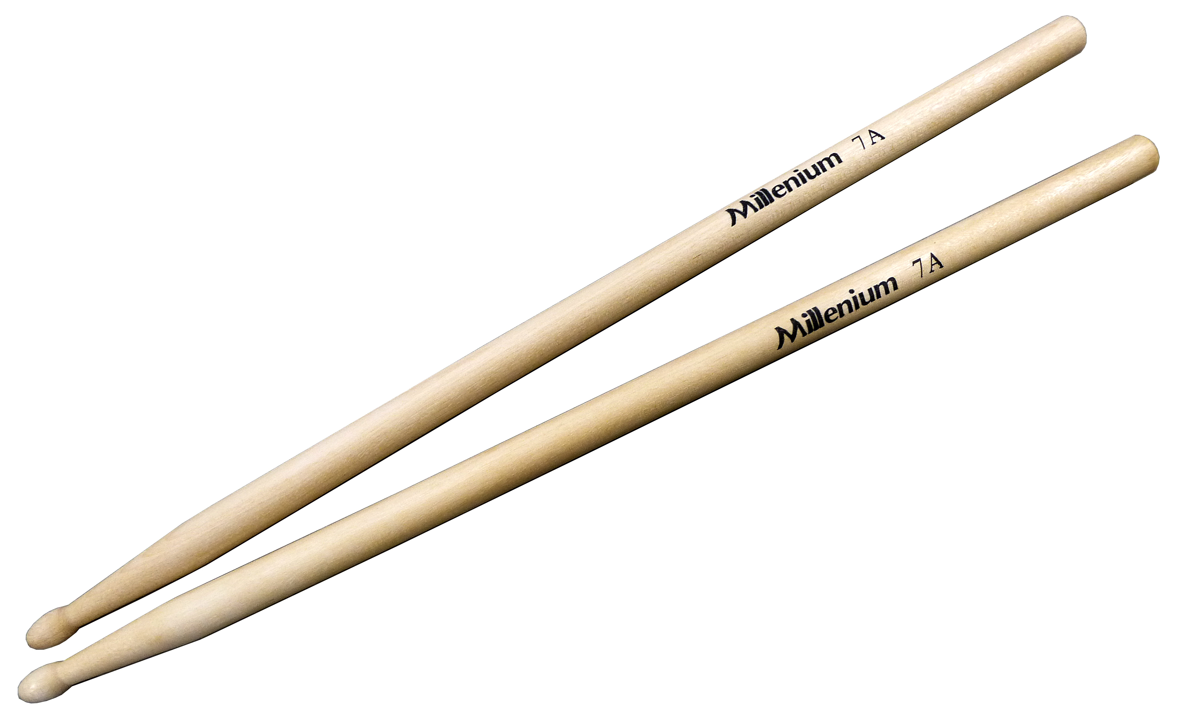 Millenium 7A Drum Sticks Maple -Wood-