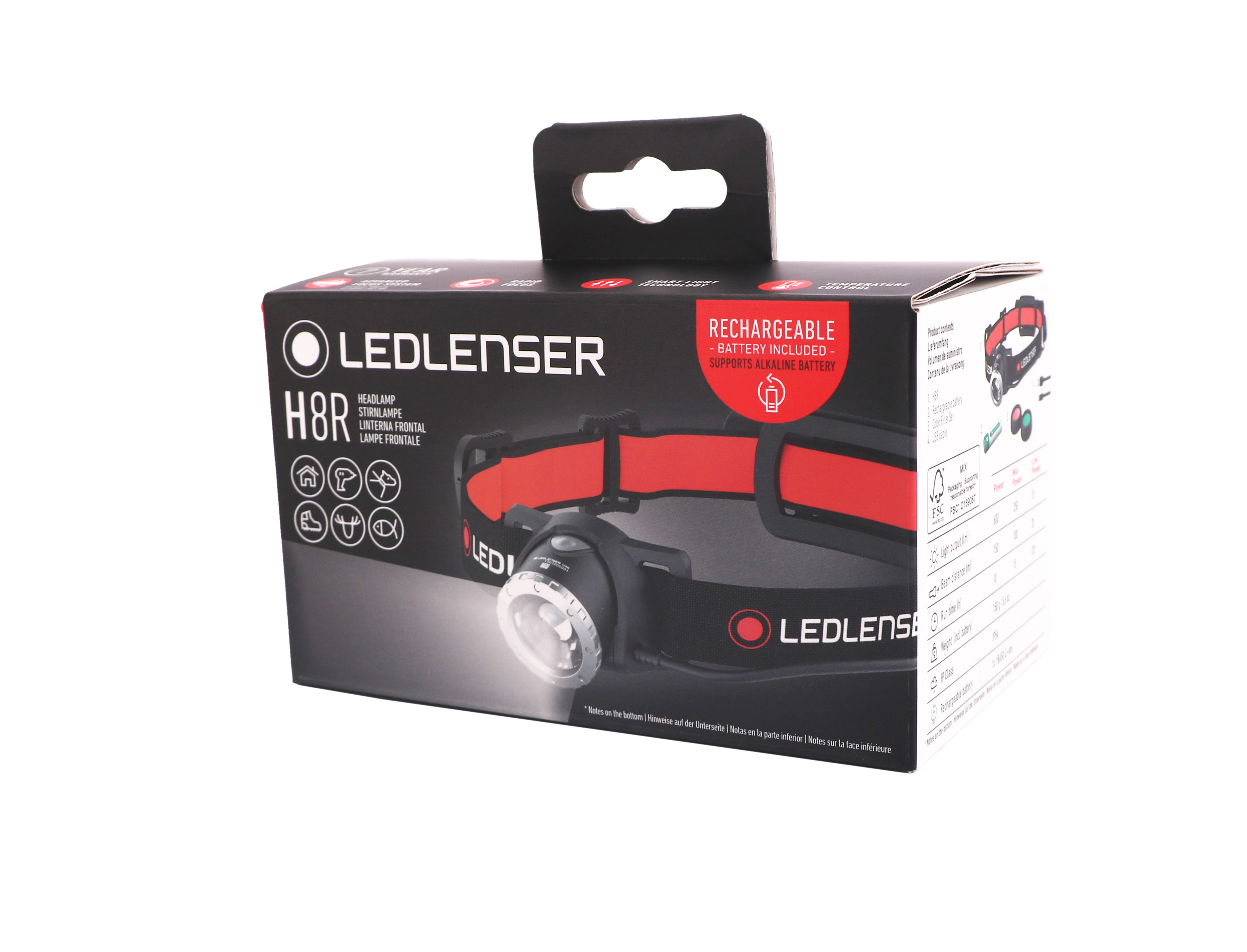 LED LENSER H8R Kopflampe