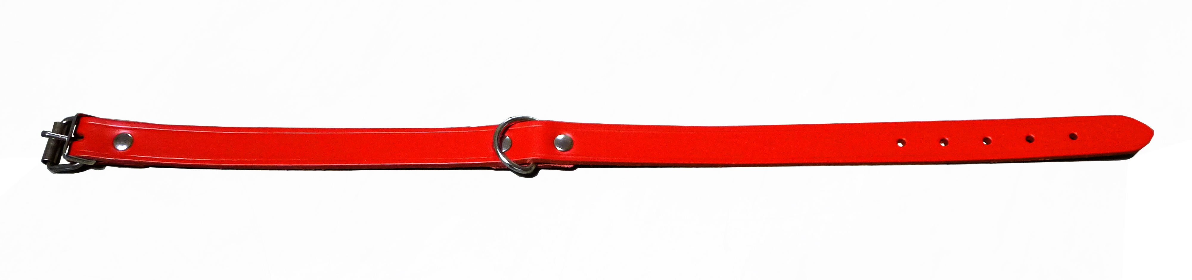 Hundehalsband Leder Rot