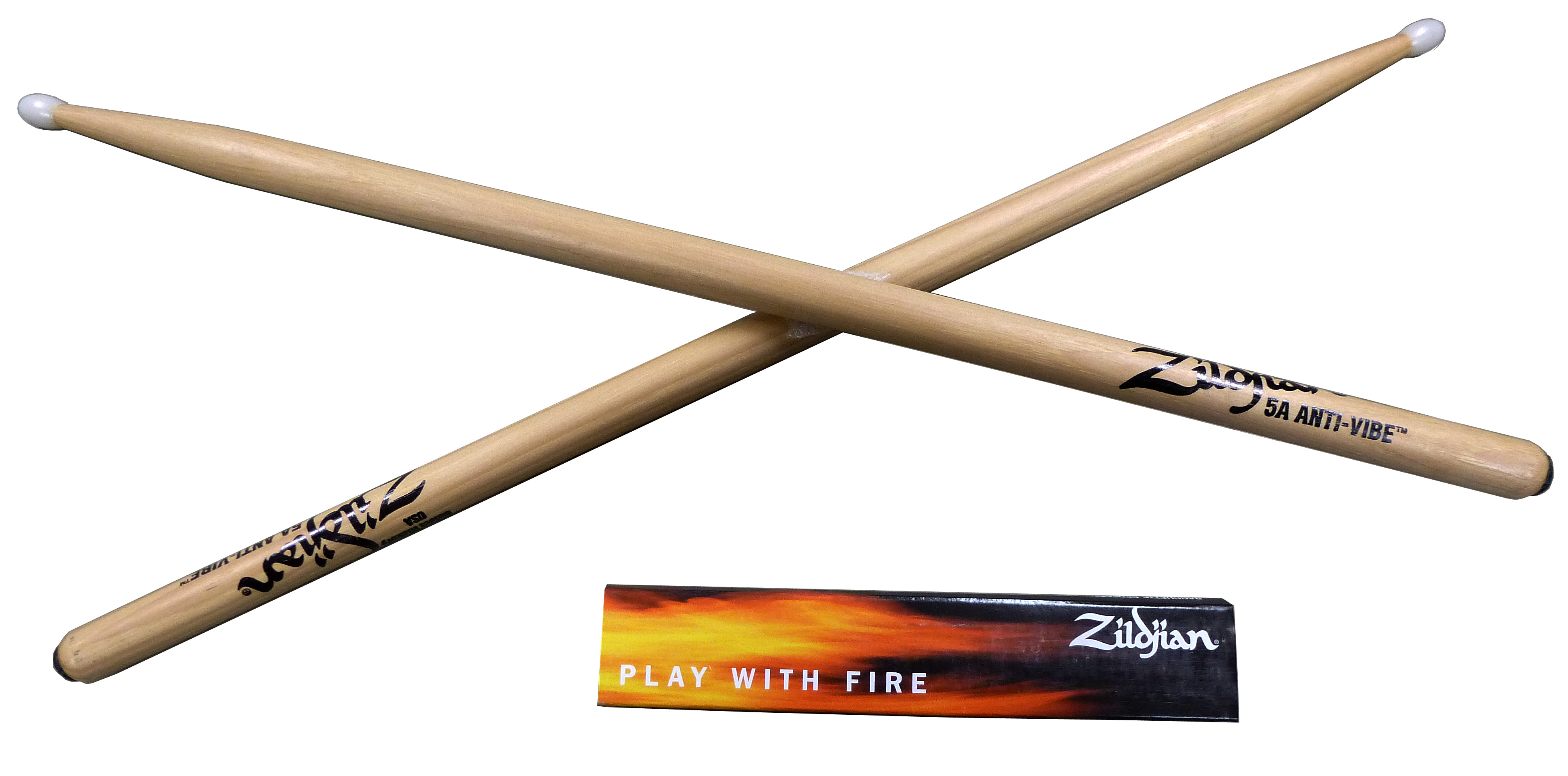 Zildjian 5AN Anti Vibe Sticks Nylon Tip