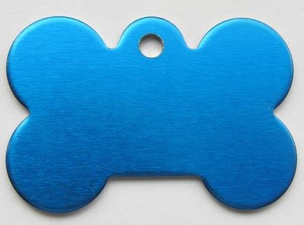 Tiermarke, Knochen aus Aluminium - verschiedene Farben