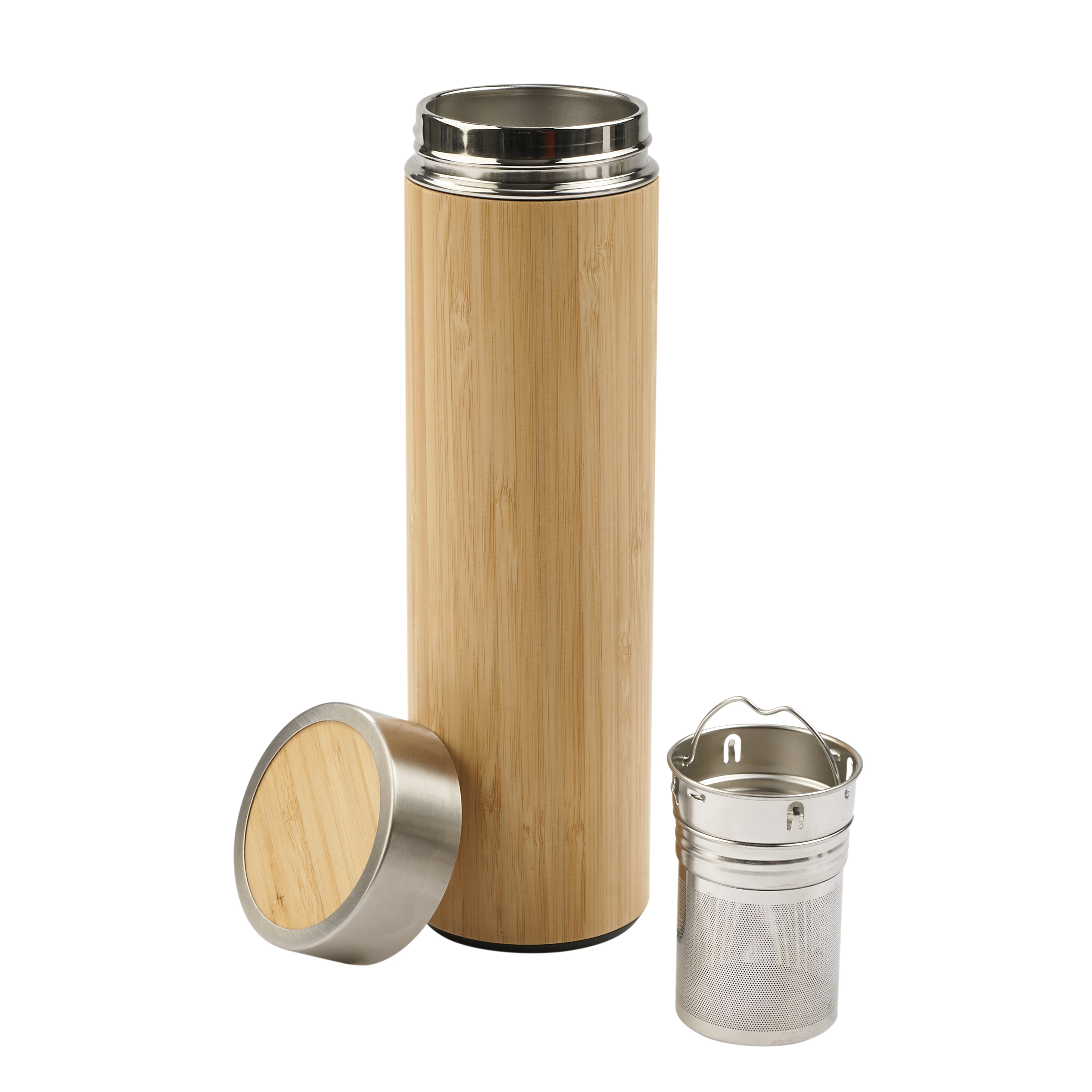 Doppelwandiger Thermobecher aus Bambus -flexx-