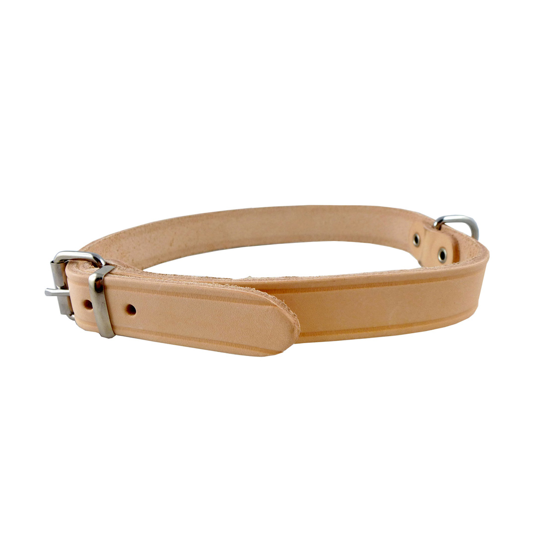 Hundehalsband Natur Leder
