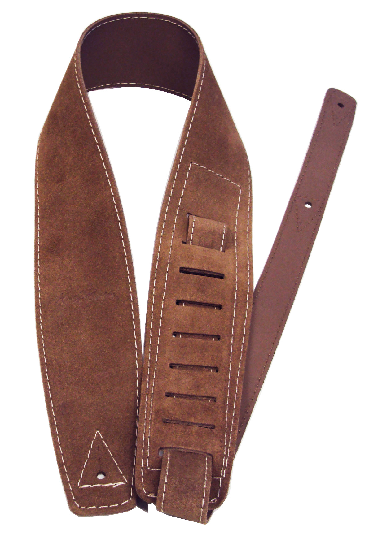 Harley Benton Gitarrengurt Wildleder braun