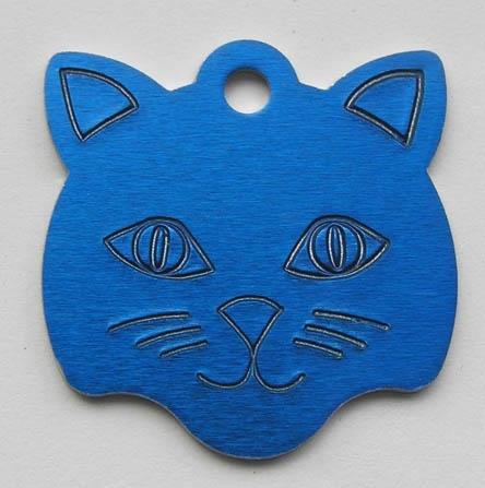 Katzenkopf aus Aluminium