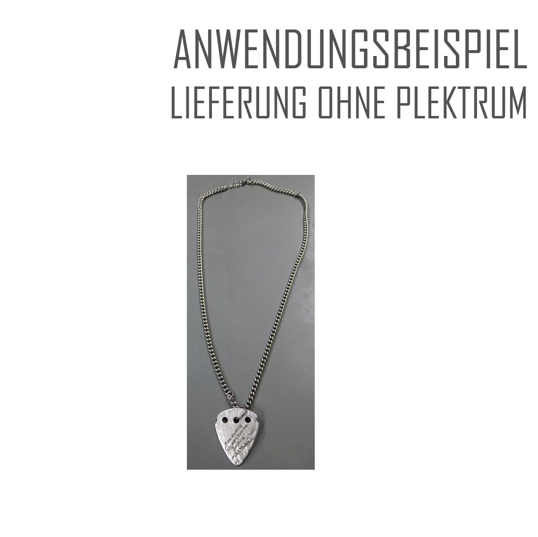 Panzerkette Edelstahl mit Bindering