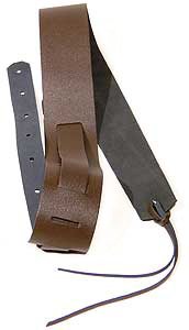 Gitarren-Ledergurt braun