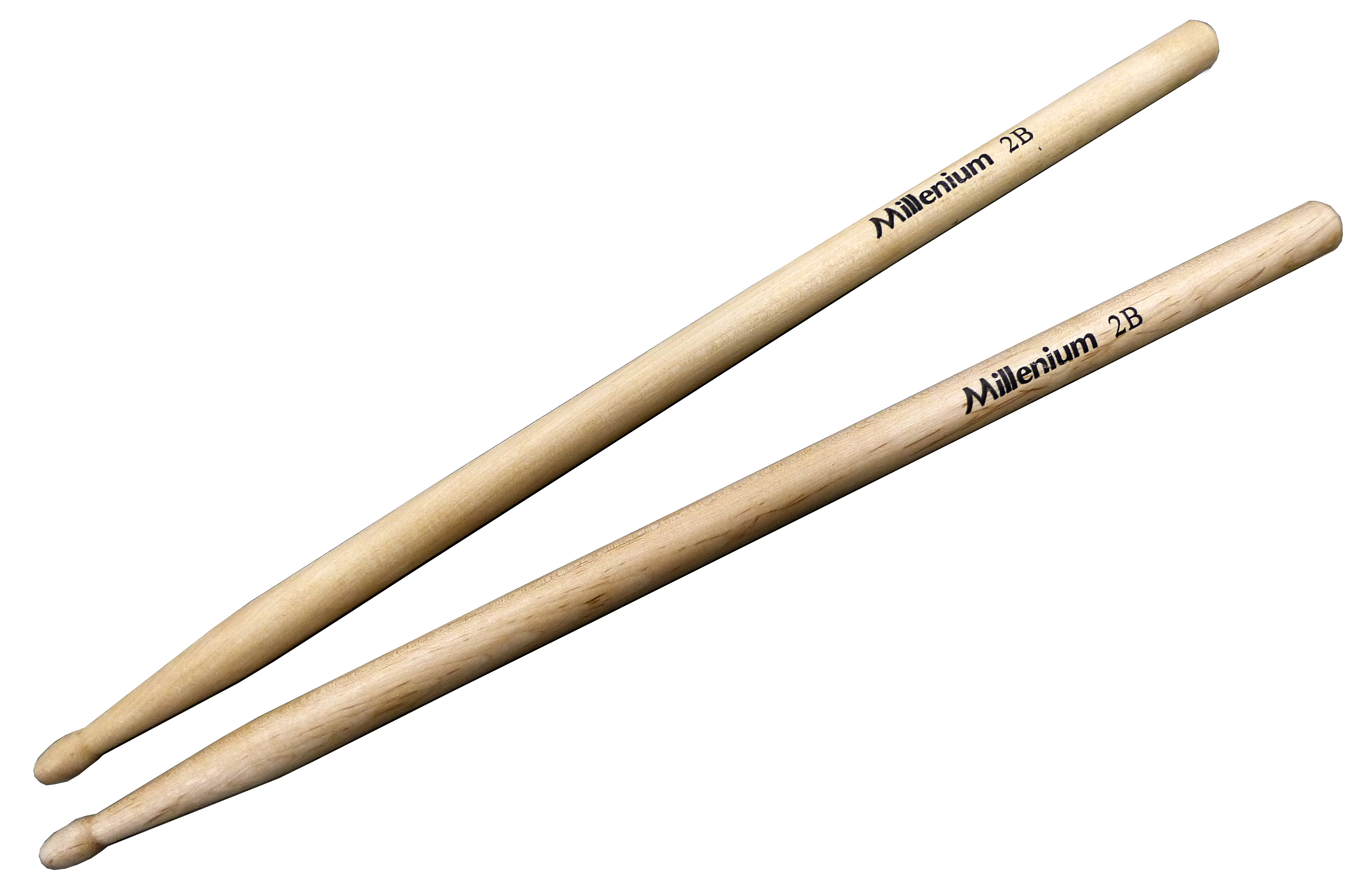 Millenium 2B Drum Sticks Maple - Wood