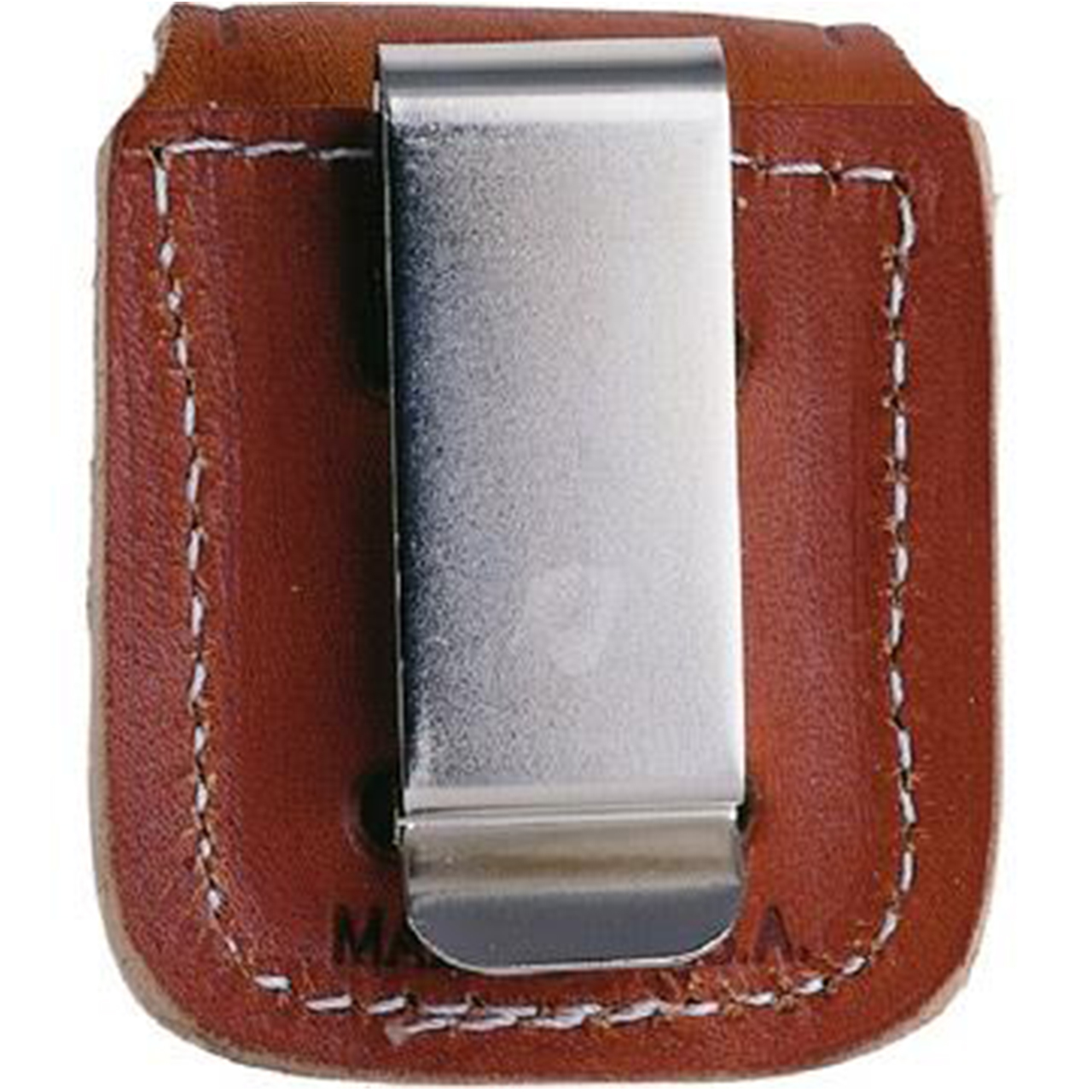 Zippo Leder-Gürteltasche braun mit Clip